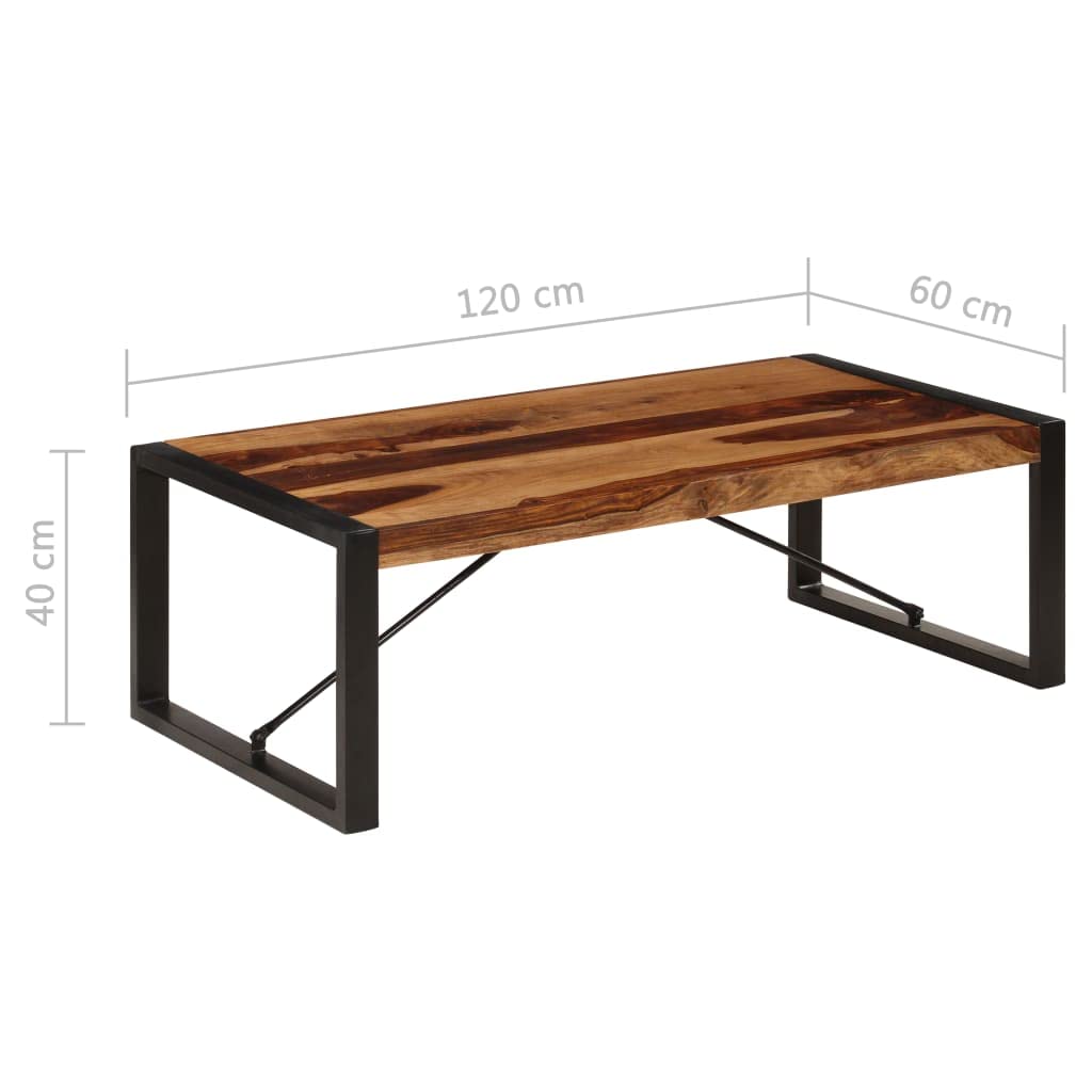 47.2"x23.6"x15.7" Solid Sheesham Wood Coffee Table E41332