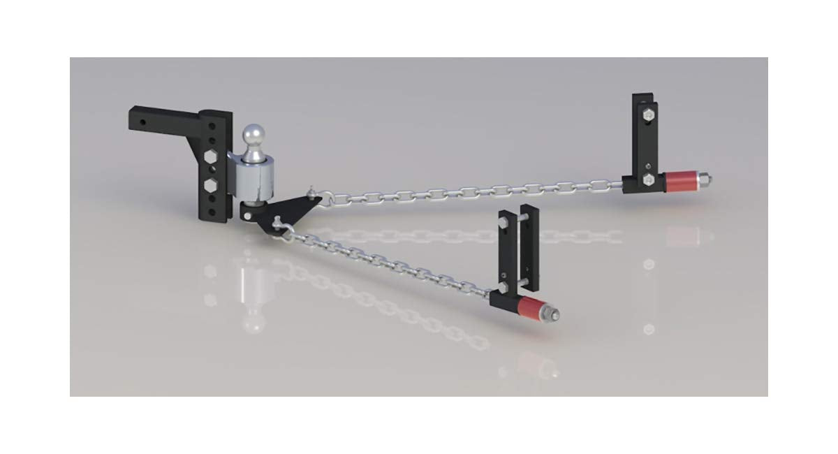 Weight Distribution Hitch 2 Inch Shank 8 Inch Drop 2 Inch Ball H506277