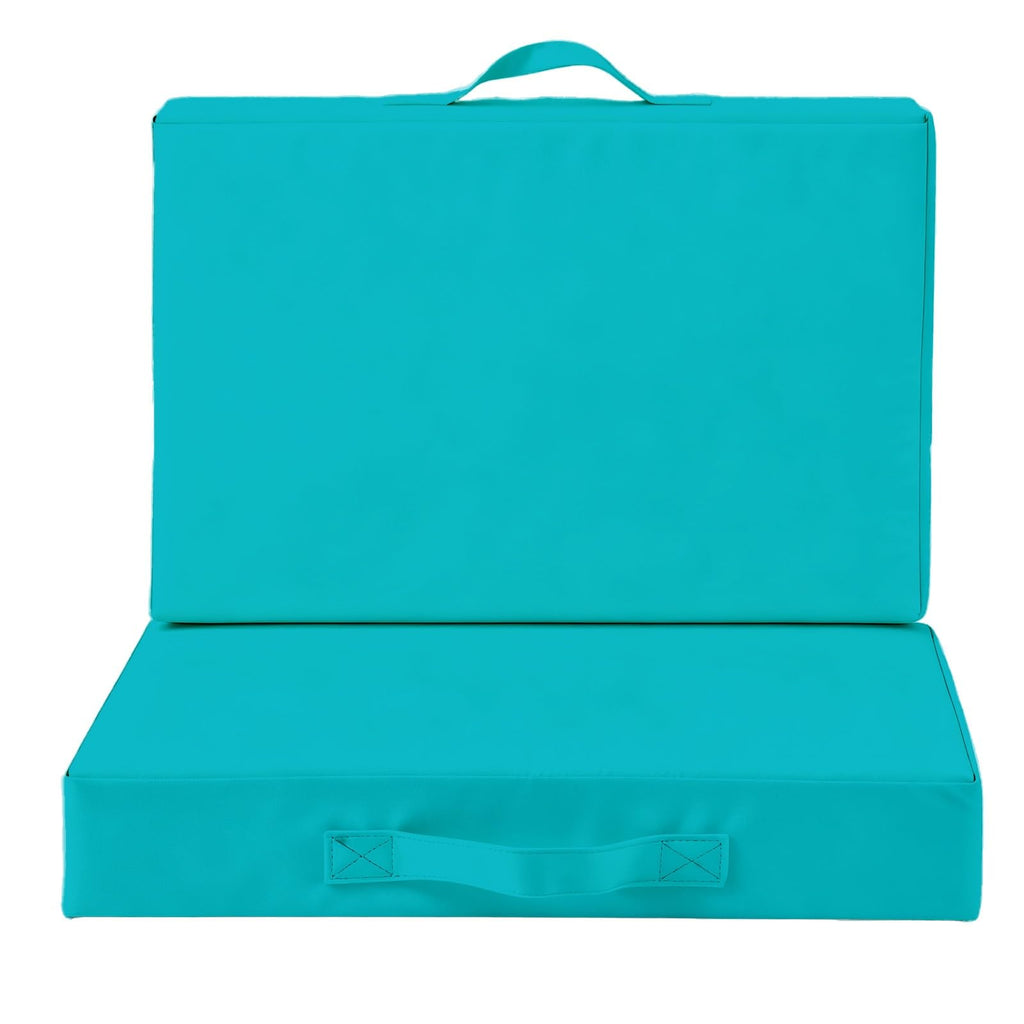 2 Pcs Portable Bleacher Seat Cushions with Handle B2456
