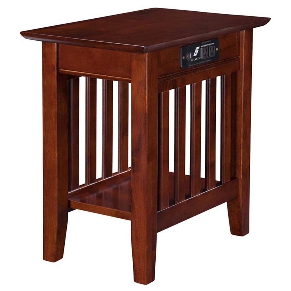 2 Piece Side Table Set in Walnut A6628