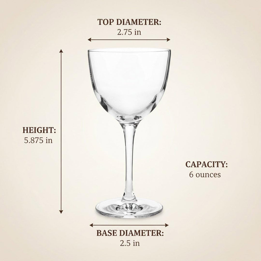 Crystal Coupette-Style Glass 2-Piece Set P9370