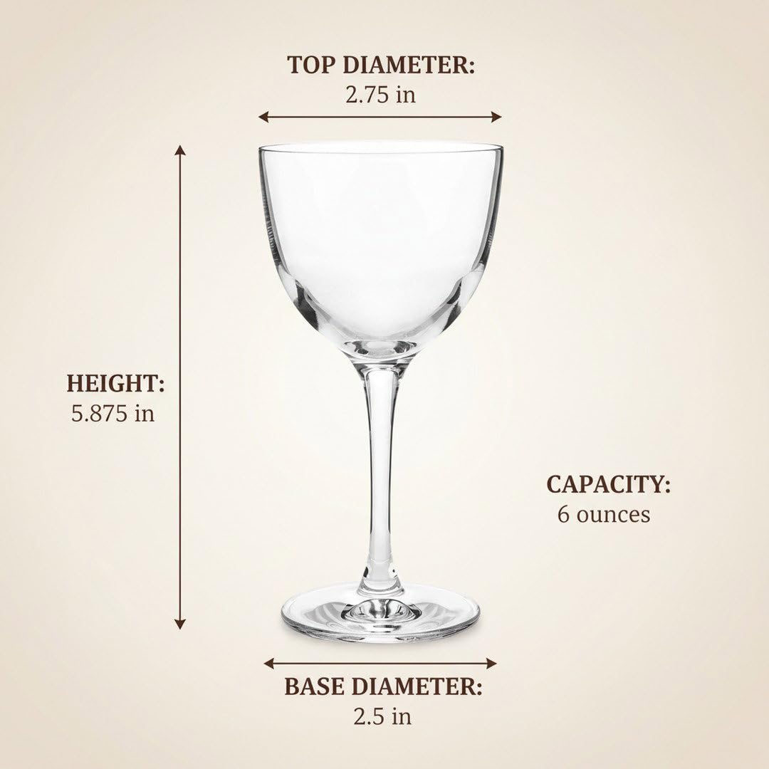 Crystal Coupette-Style Glass 2-Piece Set P9370