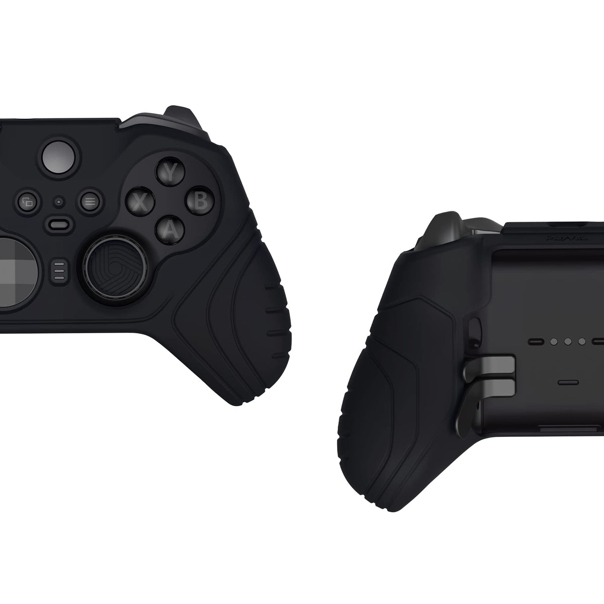 Anti Slip Silicone Case Cover for Xbox Elite Wireless Controller Series 2 with Thumb Grip Caps - Black Z11294