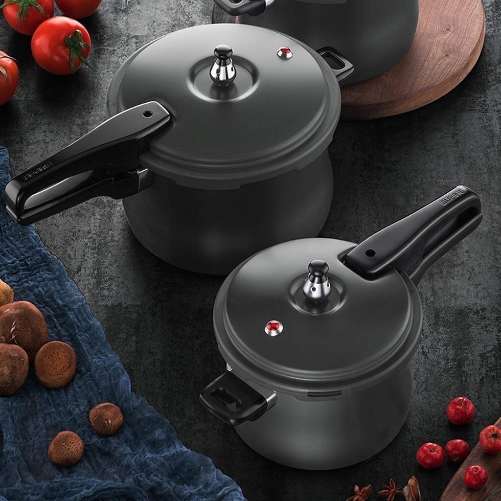 Stainless Steel Dishwasher Safe Cadmium Free Pressure Cooker Black 3L U481