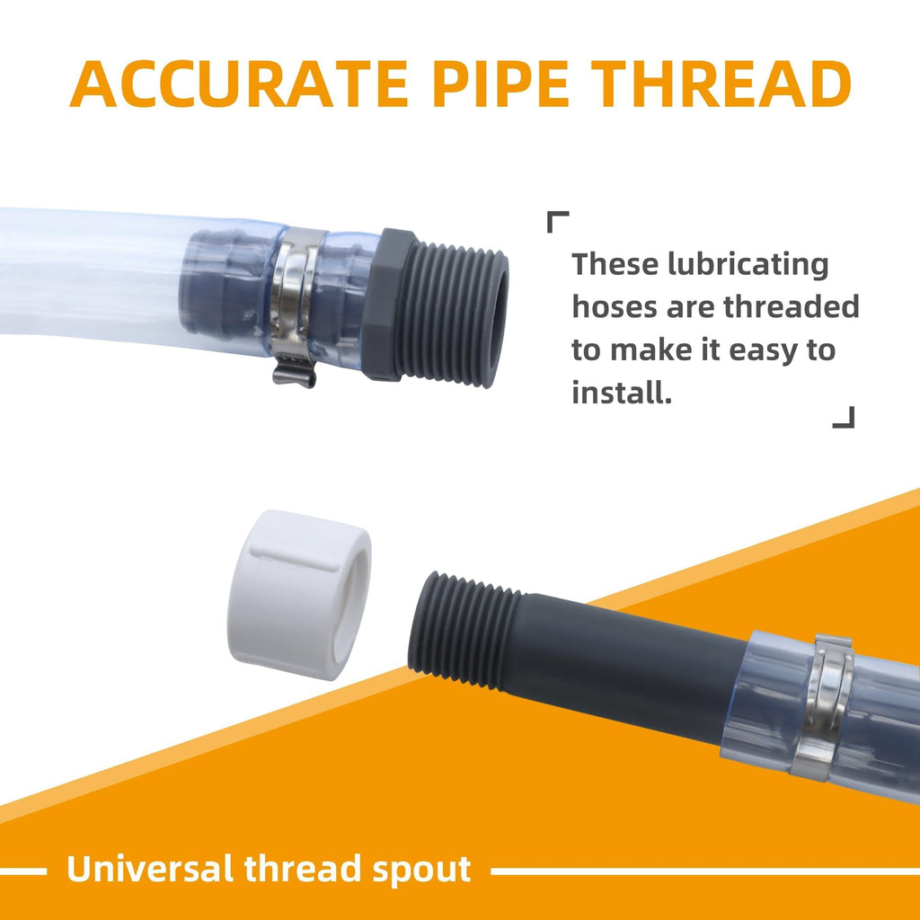 2 Pack Replacement Fuel Jug Hoses H132570