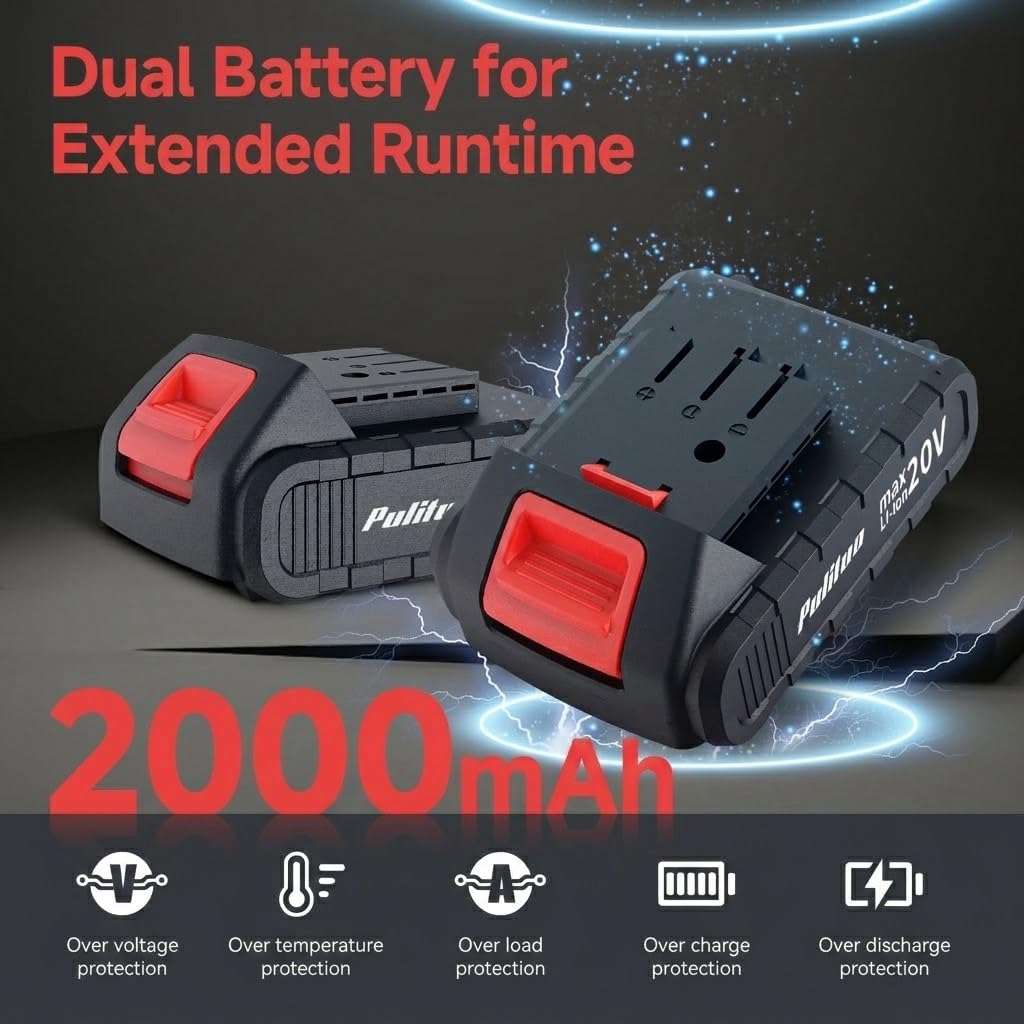 Cordless Drill Set 20V with Battery And Charger 59pcs Bits Kit H926394
