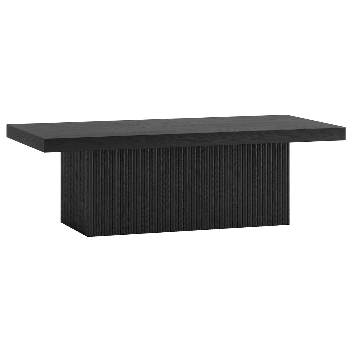 48" Modern Fluted Coffee Table Y9423