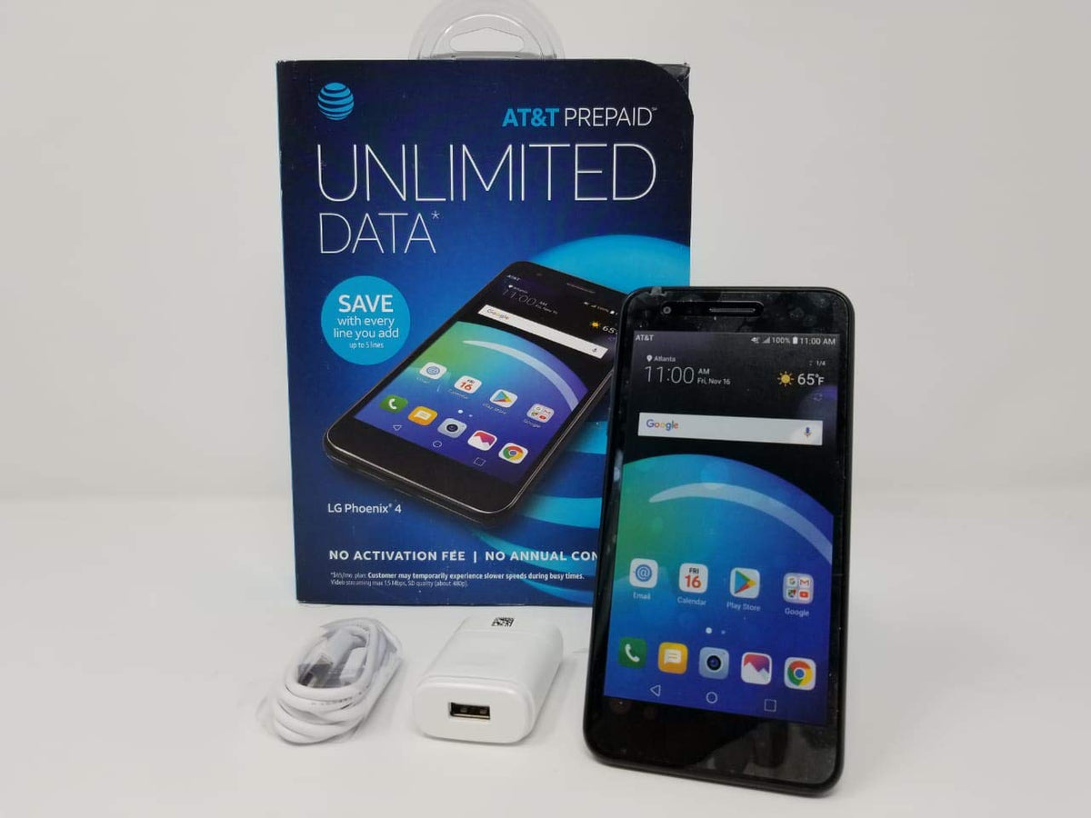 4G LTE Android Smartphone 16GB Black J982131