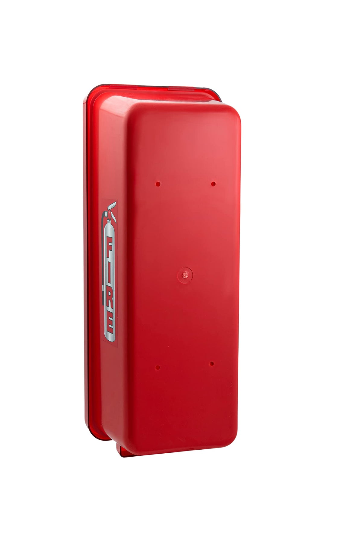 Red Surface-Mounted Fire Extinguisher Cabinet for 2 1/2 lb. or 5 lb. Fire Extinguishers X5185