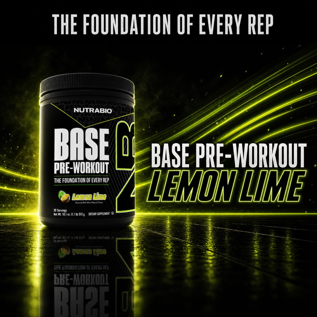 Sugar Free Pre-Workout Powder 30 Servings Lemon Lime Q387