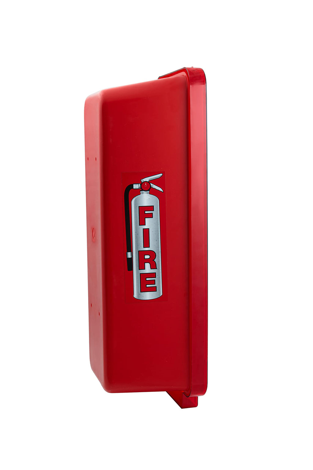 Red Surface-Mounted Fire Extinguisher Cabinet for 2 1/2 lb. or 5 lb. Fire Extinguishers X5185