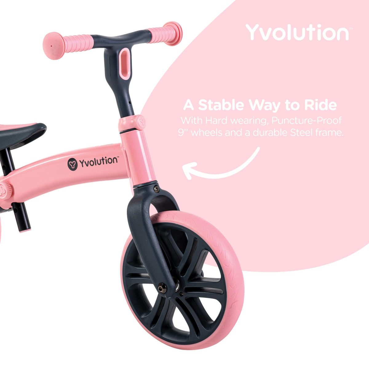 9" Balance Bike with Dual Rear Wheels N91969