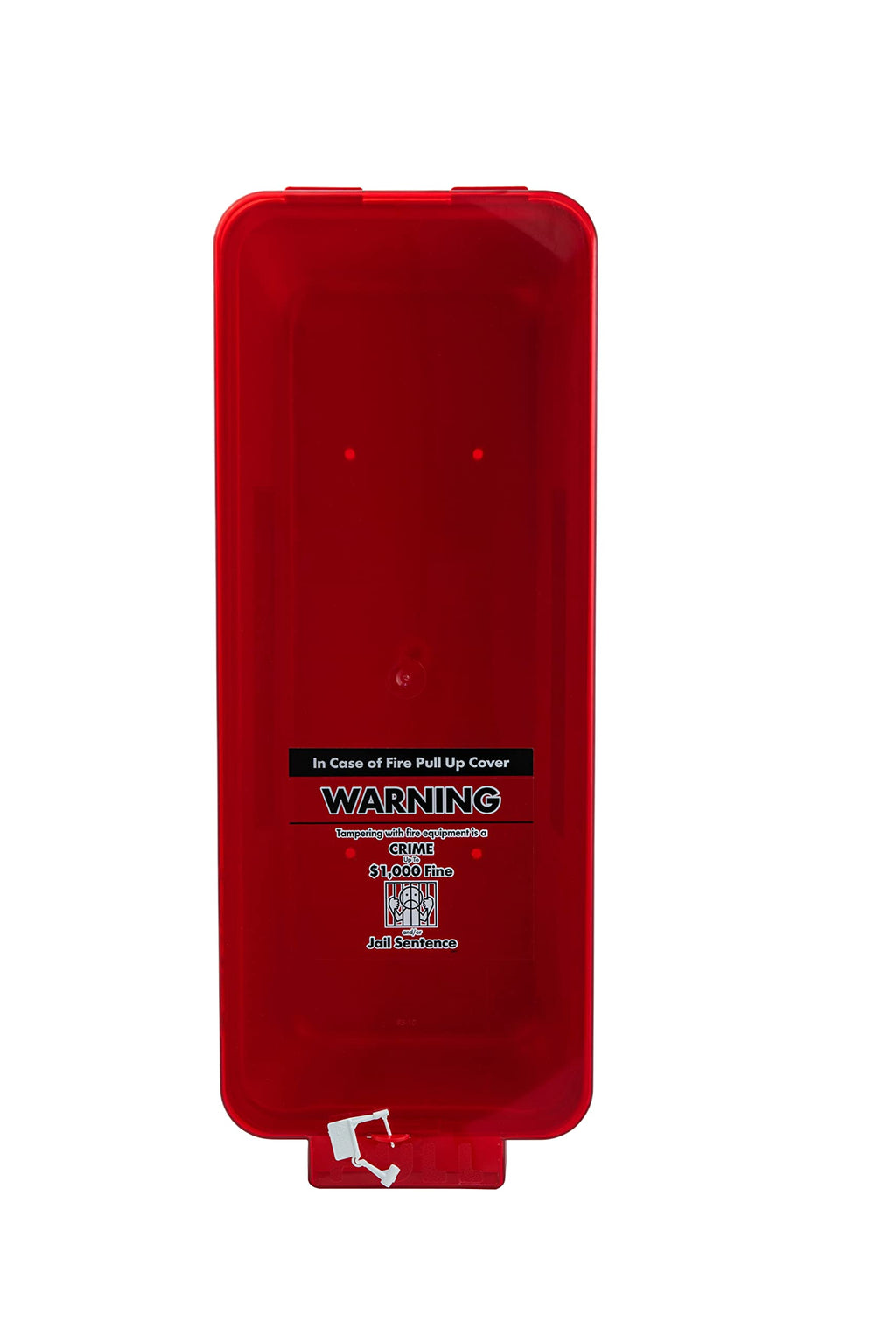 Red Surface-Mounted Fire Extinguisher Cabinet for 2 1/2 lb. or 5 lb. Fire Extinguishers X5185
