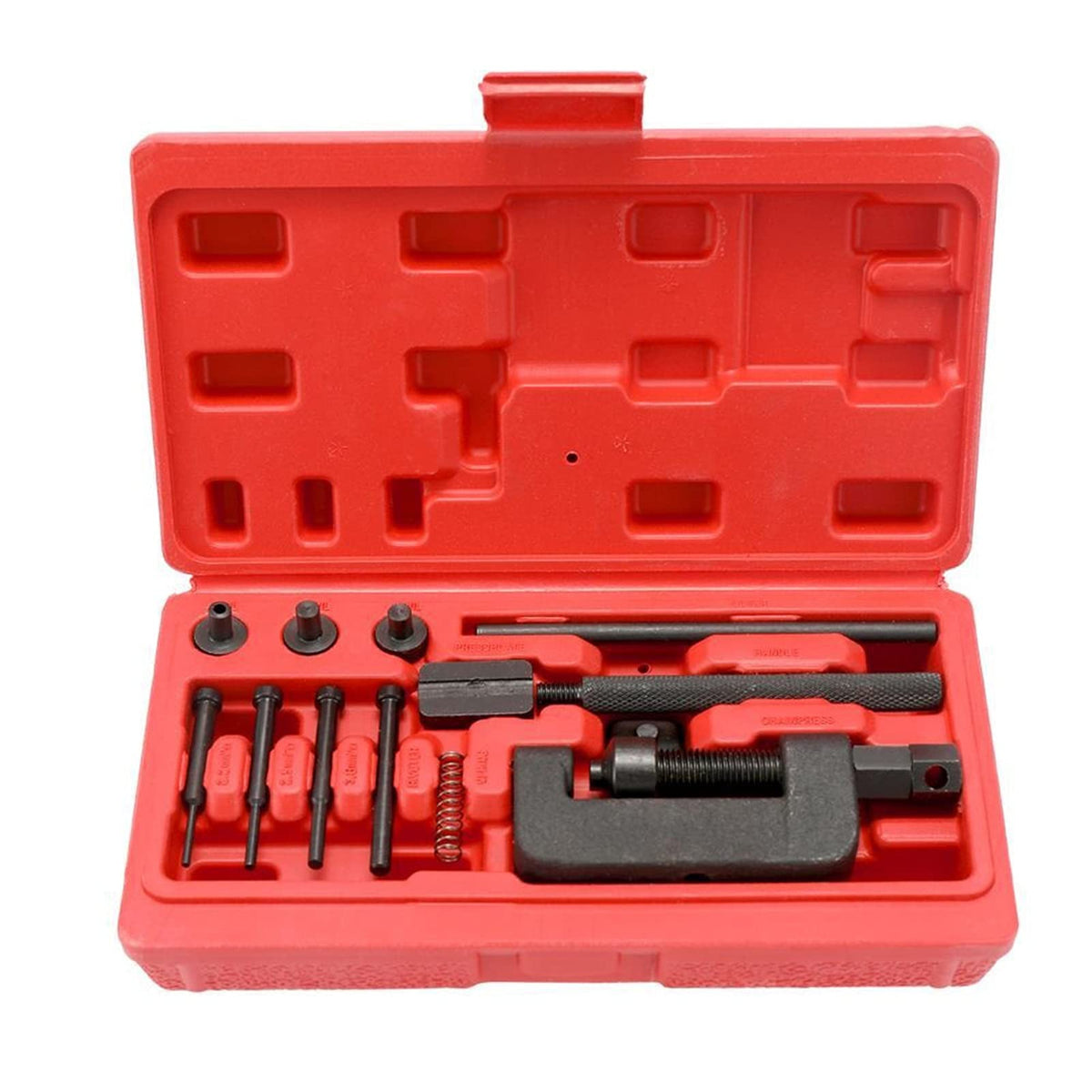 Motorcycle Bike Chain Breaker Tool Set with Carry Box A6336