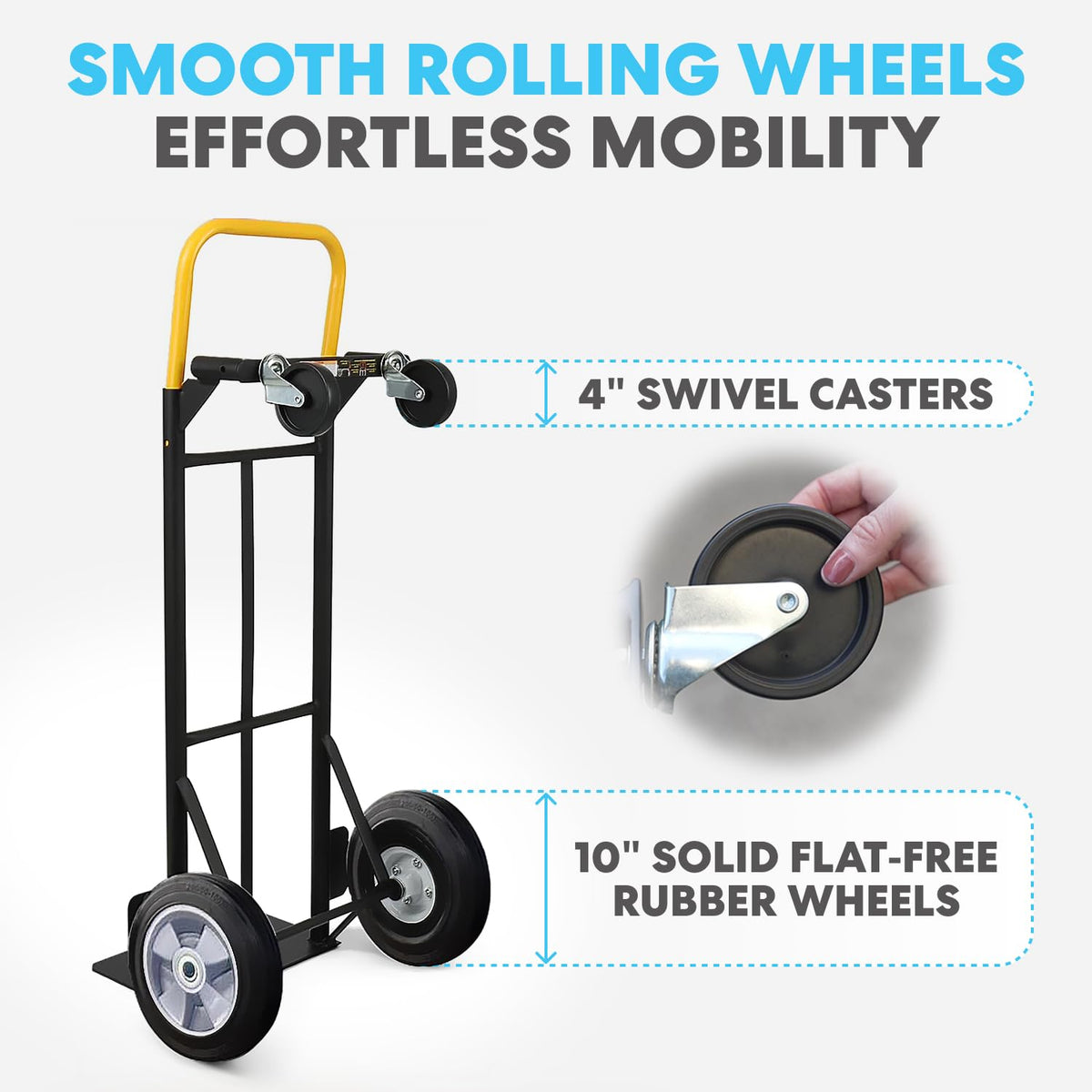 2 in 1 Convertible Hand Truck and Dolly C9380