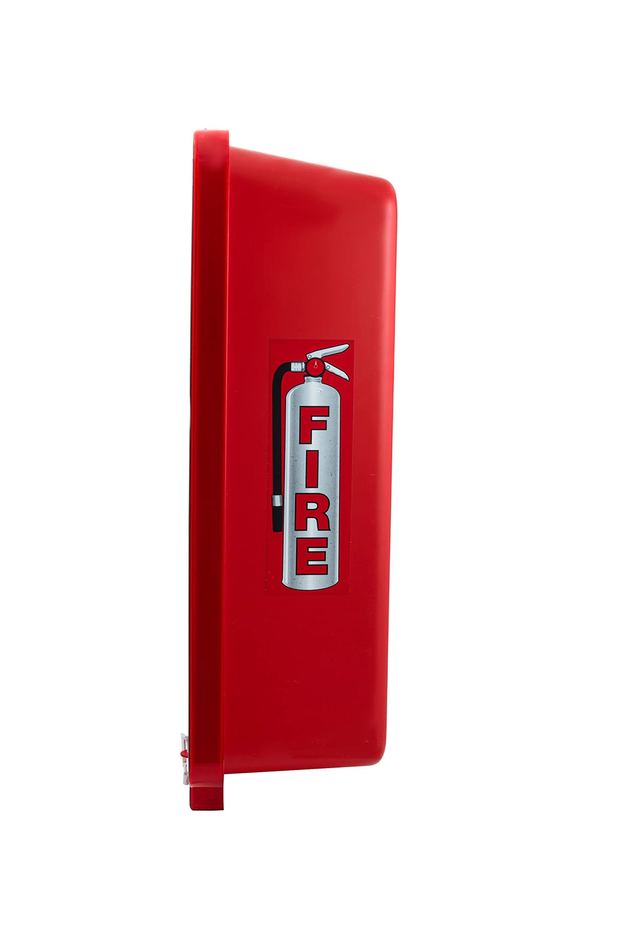 Red Surface-Mounted Fire Extinguisher Cabinet for 2 1/2 lb. or 5 lb. Fire Extinguishers X5185
