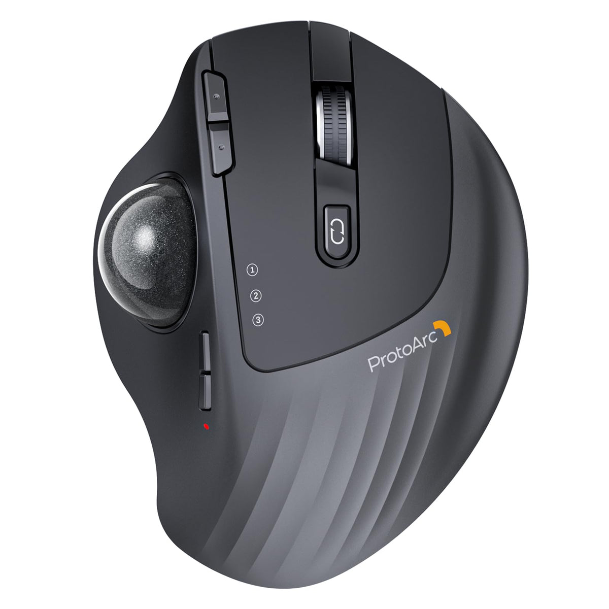 Wireless Rechargeable Gray Trackball Mouse S2752
