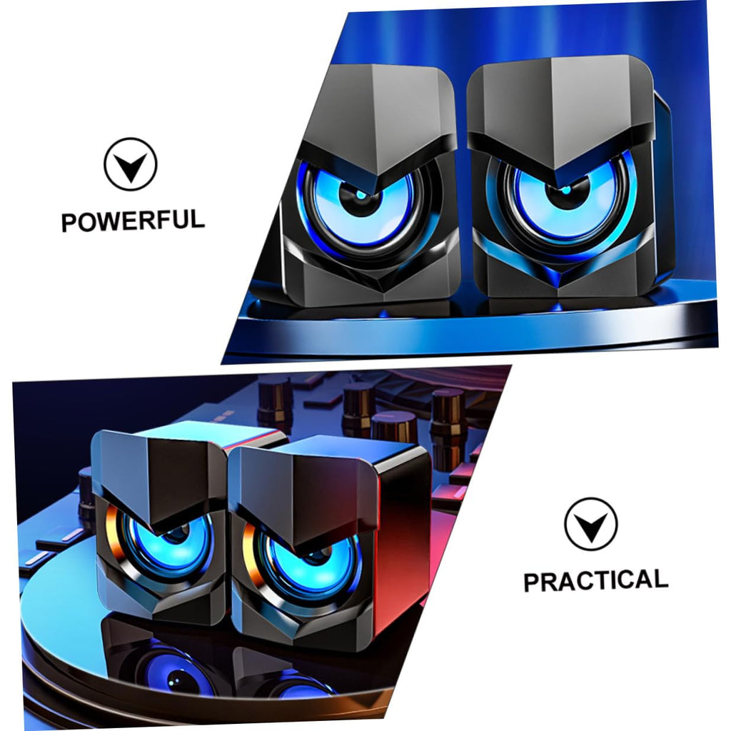 2 Pack USB Powered Mini Computer Speakers C26779