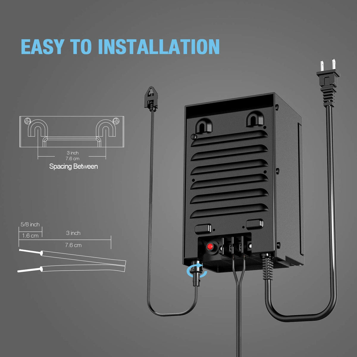 200 Watt Low Voltage Transformer with Timer and Photo Eye Sensor R618242
