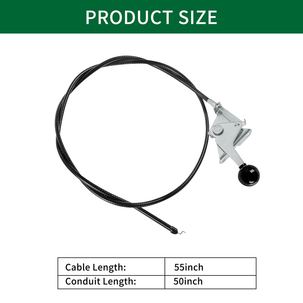 Throttle Control Cable 52-1/2" Cable Length & 50" Conduit Length N423