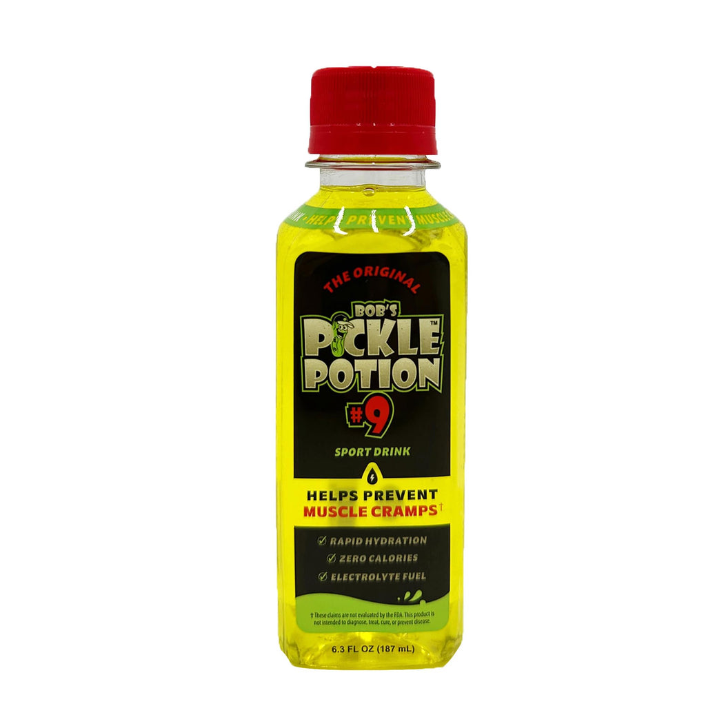 Electrolyte Pickle Shot Zero Caffeine & Gluten-Free 6.3 Oz (Pack of 18, Dill Pickle) H43038