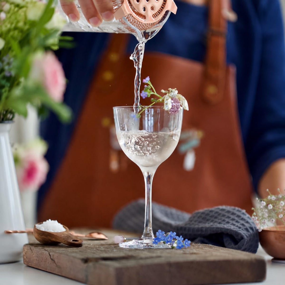 Crystal Coupette-Style Glass 2-Piece Set P9370