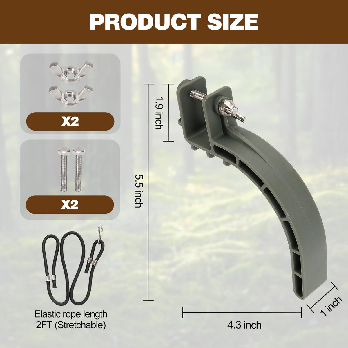 Climbing Stand Accessories with Elastic Rope (1-Pair) A5448