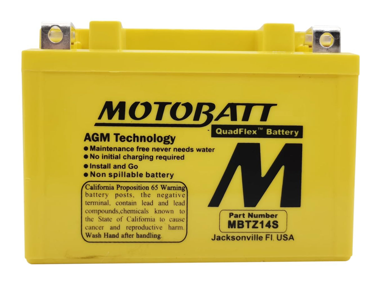 Sealed AGM Motorcycle Battery B38952