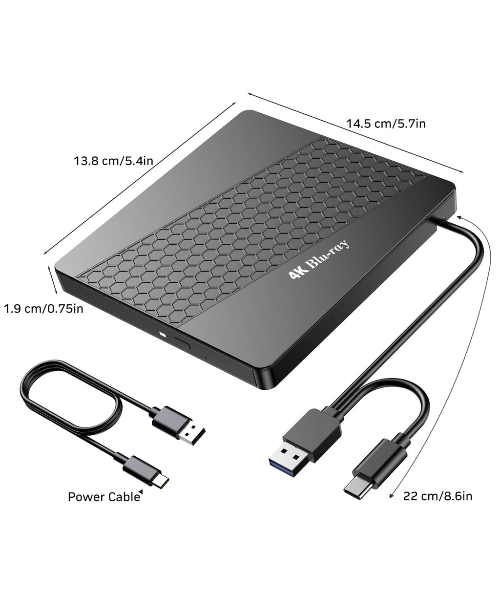 4k Blu Ray Drive with Carry Case Z85925