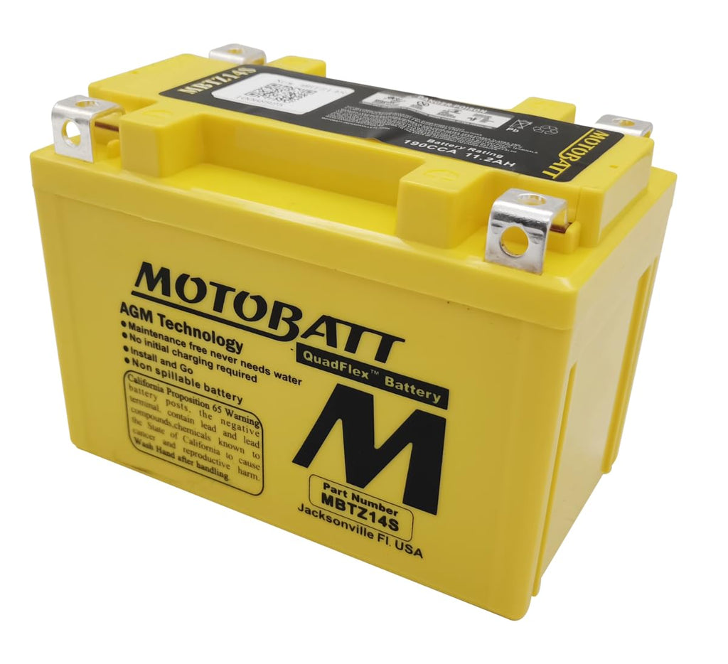 Sealed AGM Motorcycle Battery B38952