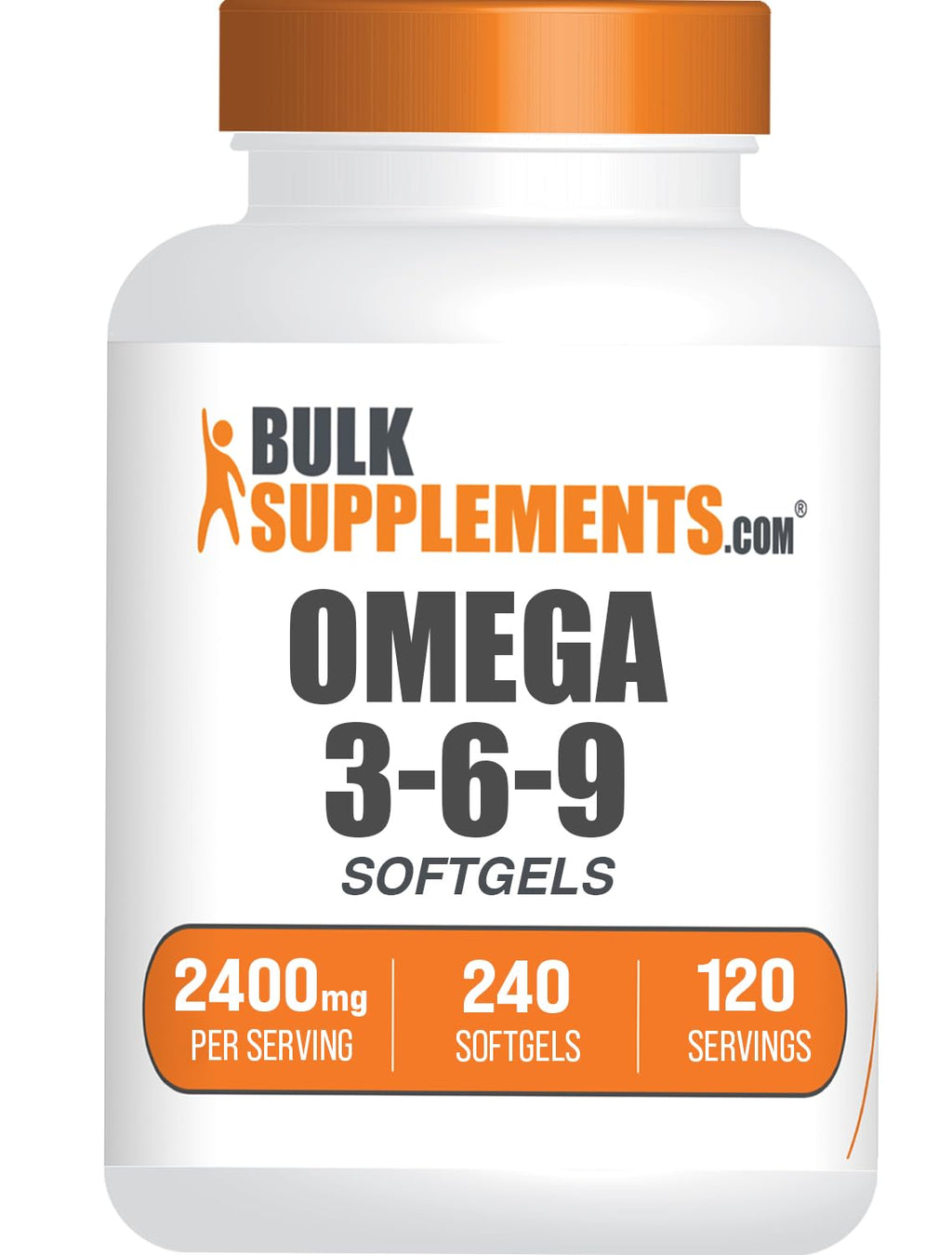 Omega 3-6-9 Softgels from Flaxseed, Evening Primrose & Fish Oil, 240 Count W2450