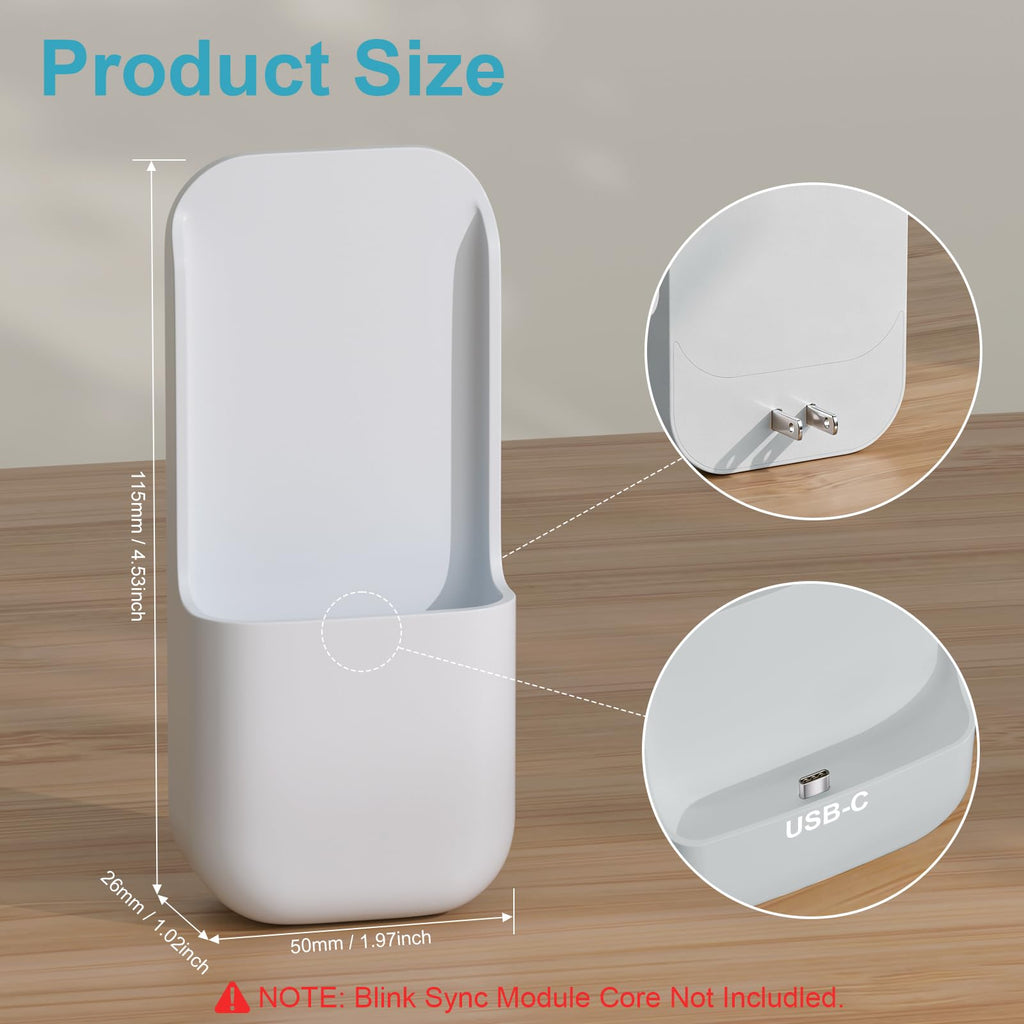 Wall Mount for Blink Sync Module Core with Built-in Charger K82463
