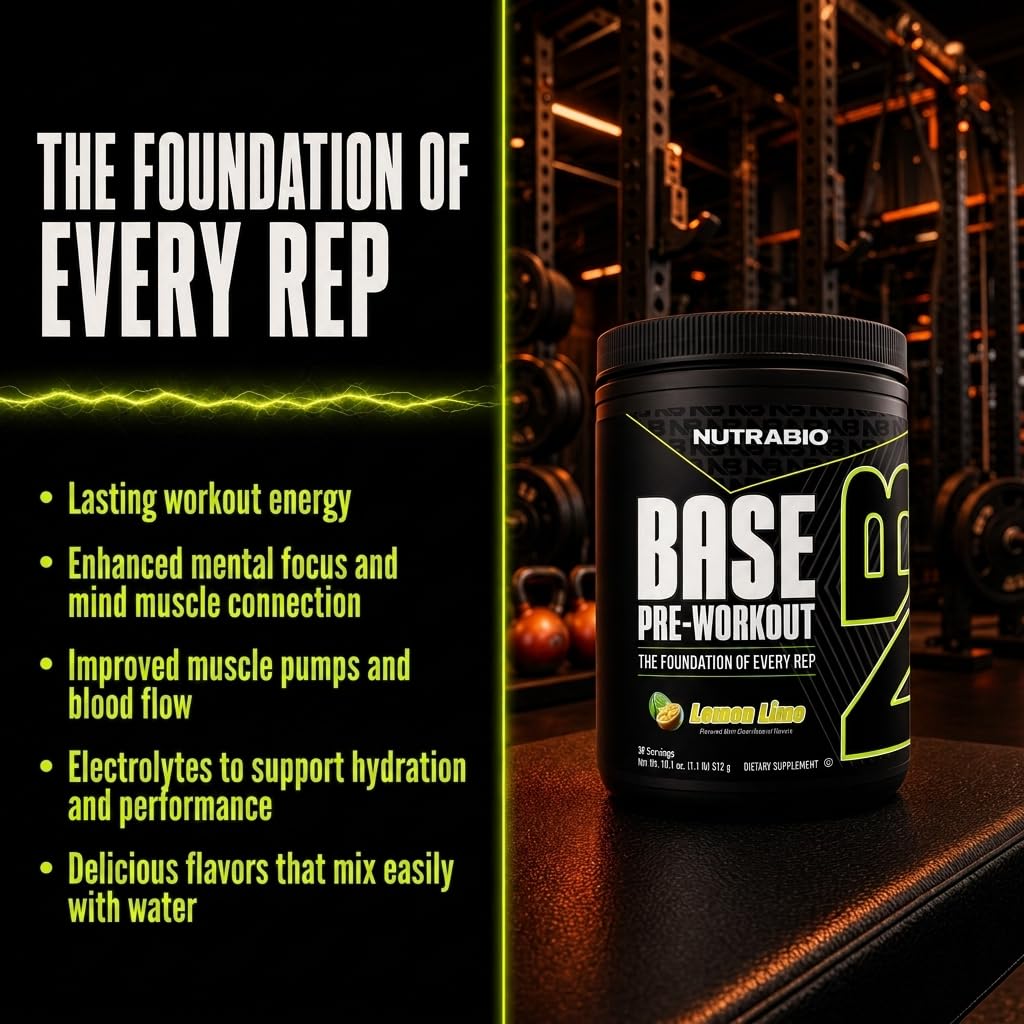 Sugar Free Pre-Workout Powder 30 Servings Lemon Lime Q387