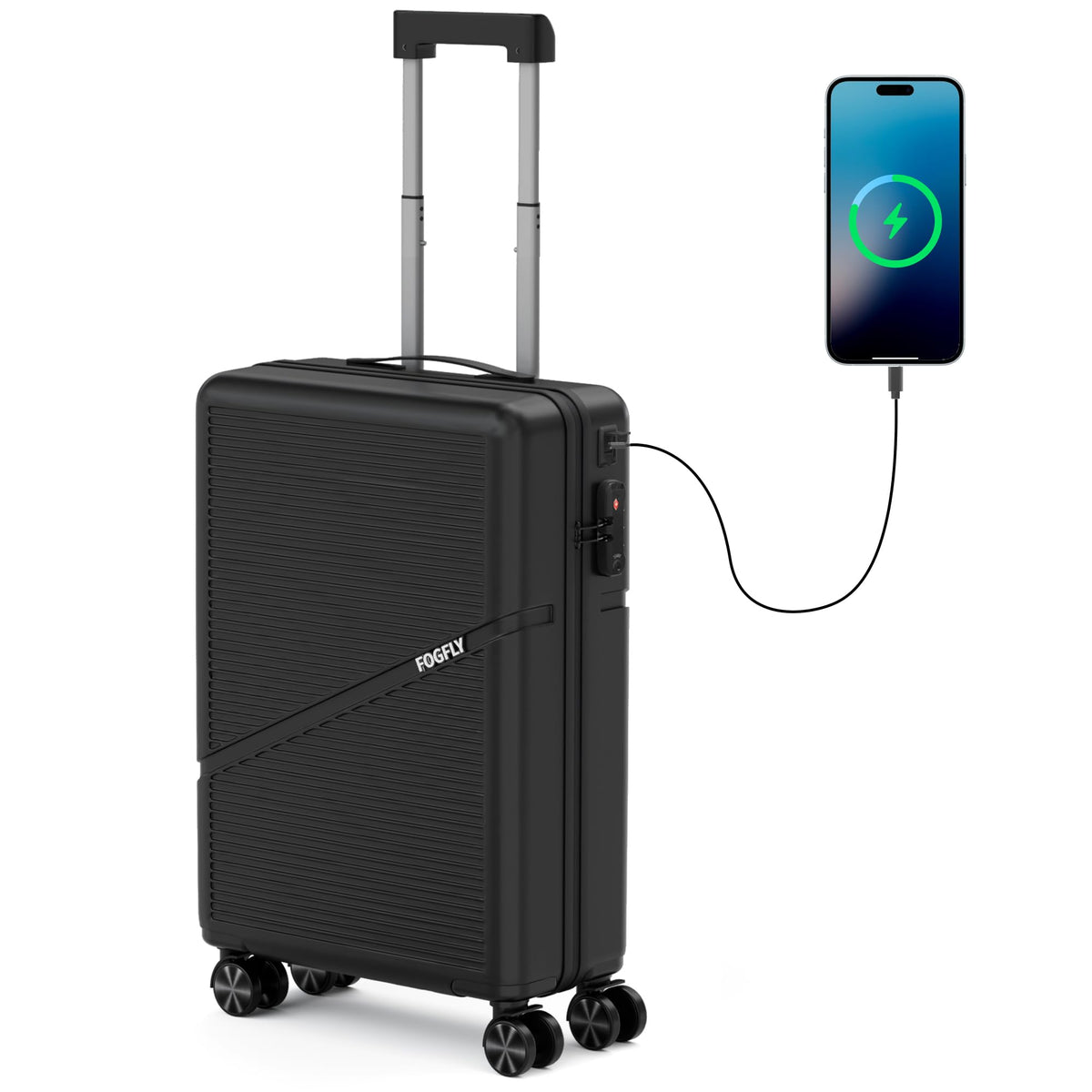20 Inch Hardside Spinner Luggage with TSA Lock I7496