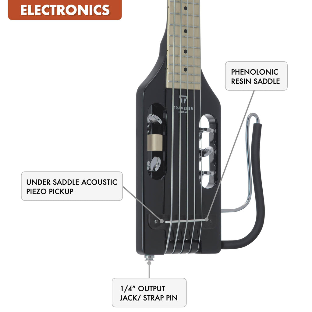 Gloss Black 5-String Bass Guitar R814