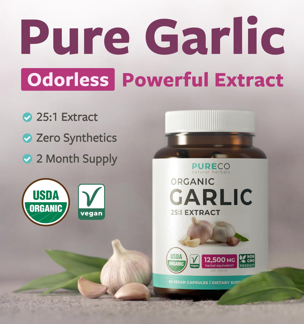 USDA Organic Odorless Garlic Capsules K945646