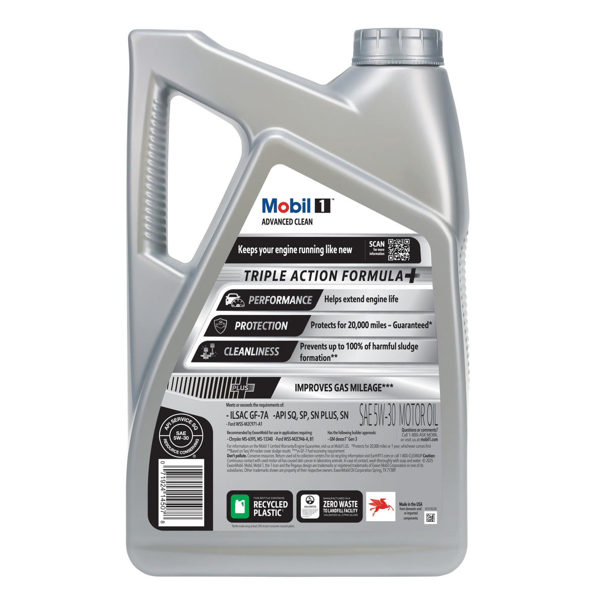Full Synthetic Motor Oil 5W-30, 5 Quart L8012