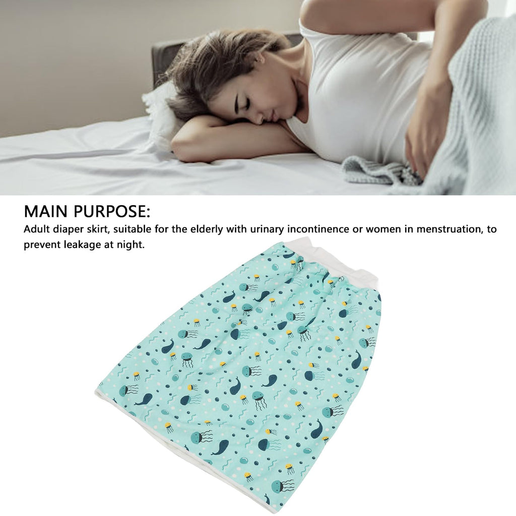 Wearable Incontinence Bed Pads Cotton Cloth Reusable XL C82903