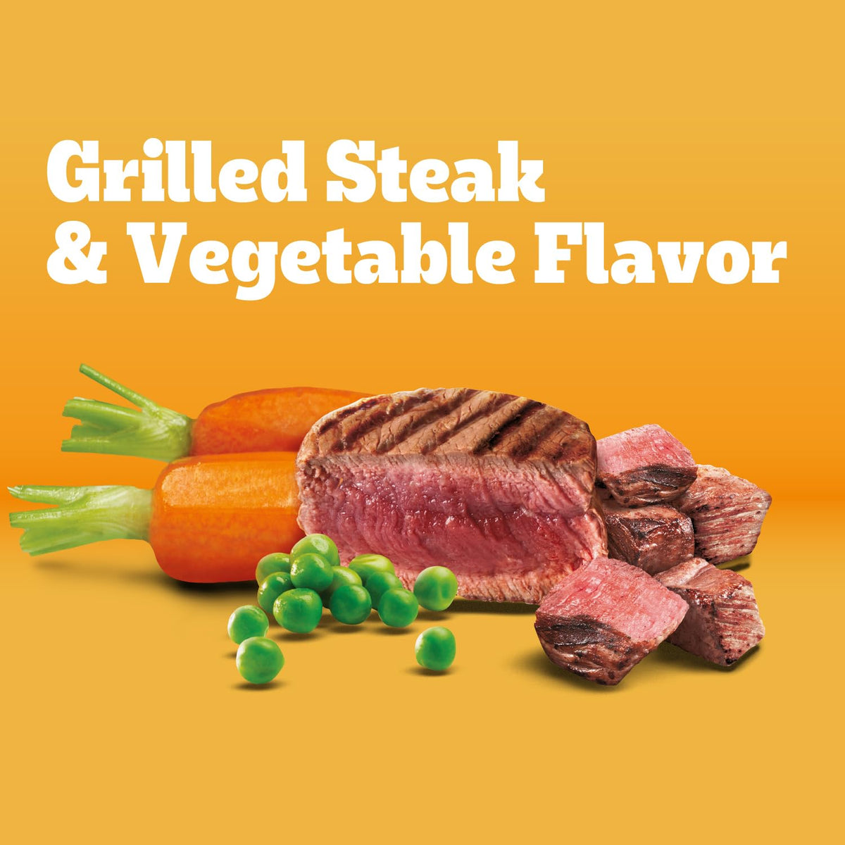 Adult Complete Nutrition Dry Dog Food Steak & Vegetable 18 lb M630