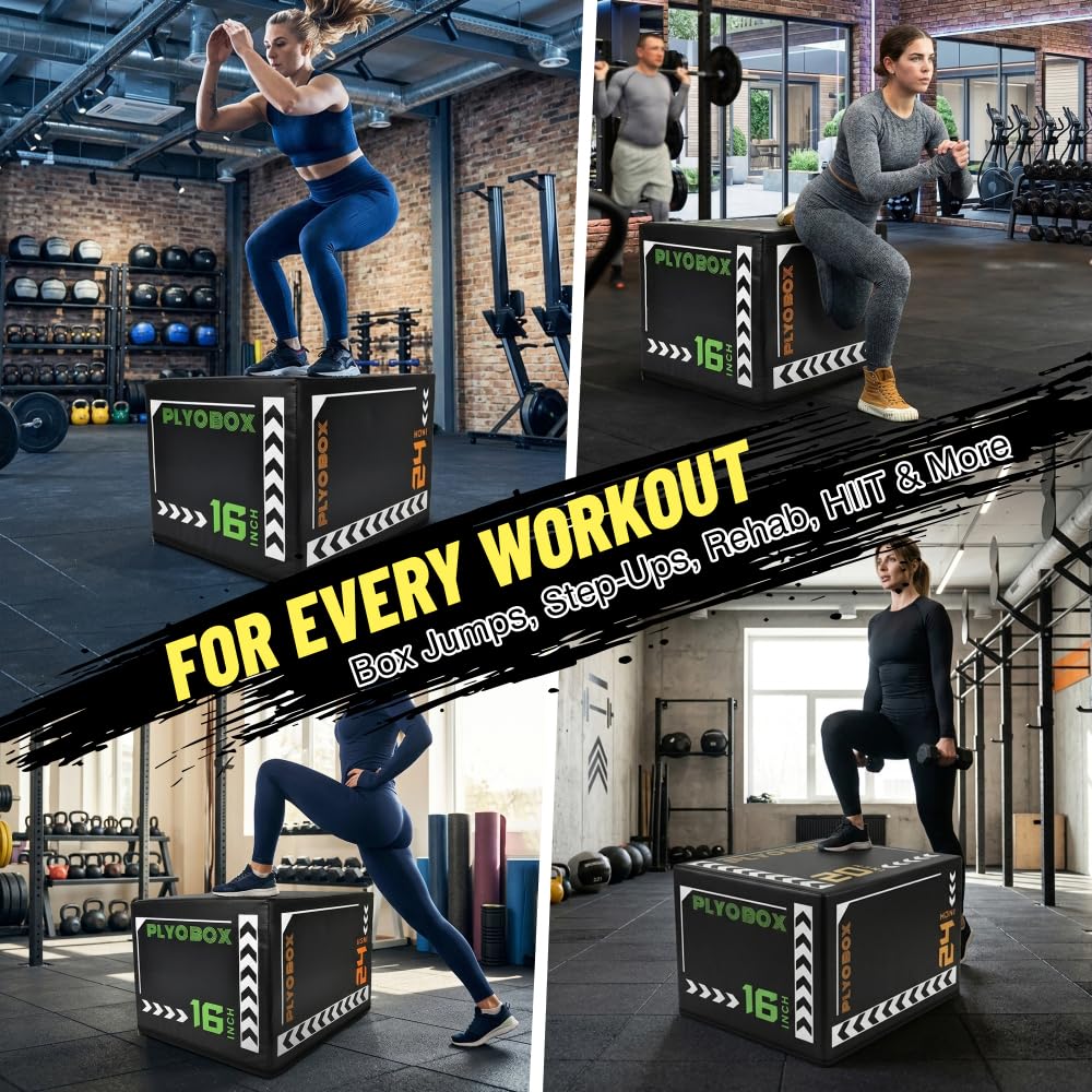 3-in-1 Adjustable Foam Plyo Box U643156