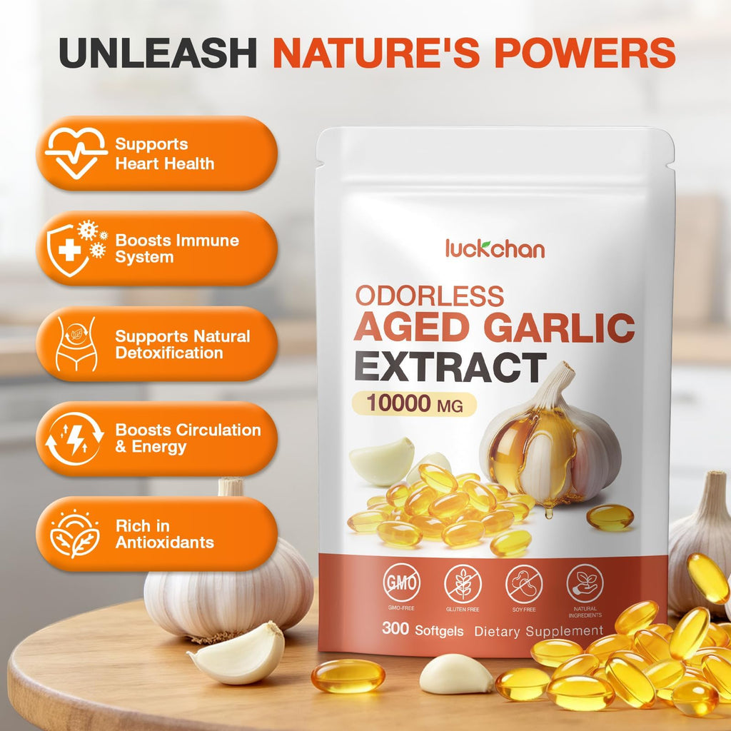 Odorless Garlic Extract 10000mg Softgels B81044