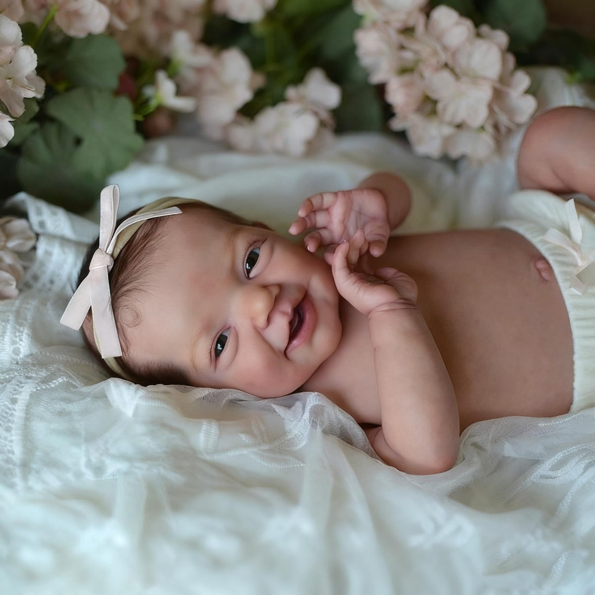 20 in Full Silicone Reborn Baby Doll Girl W7432