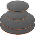 4pcs Round Cork Coasters with ABS Base D495