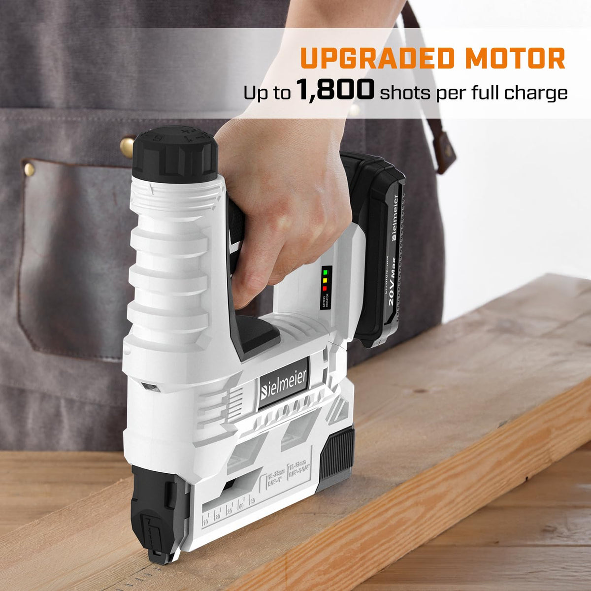 18 Gauge 2 In 1 Cordless Brad Nailer Stapler I300669
