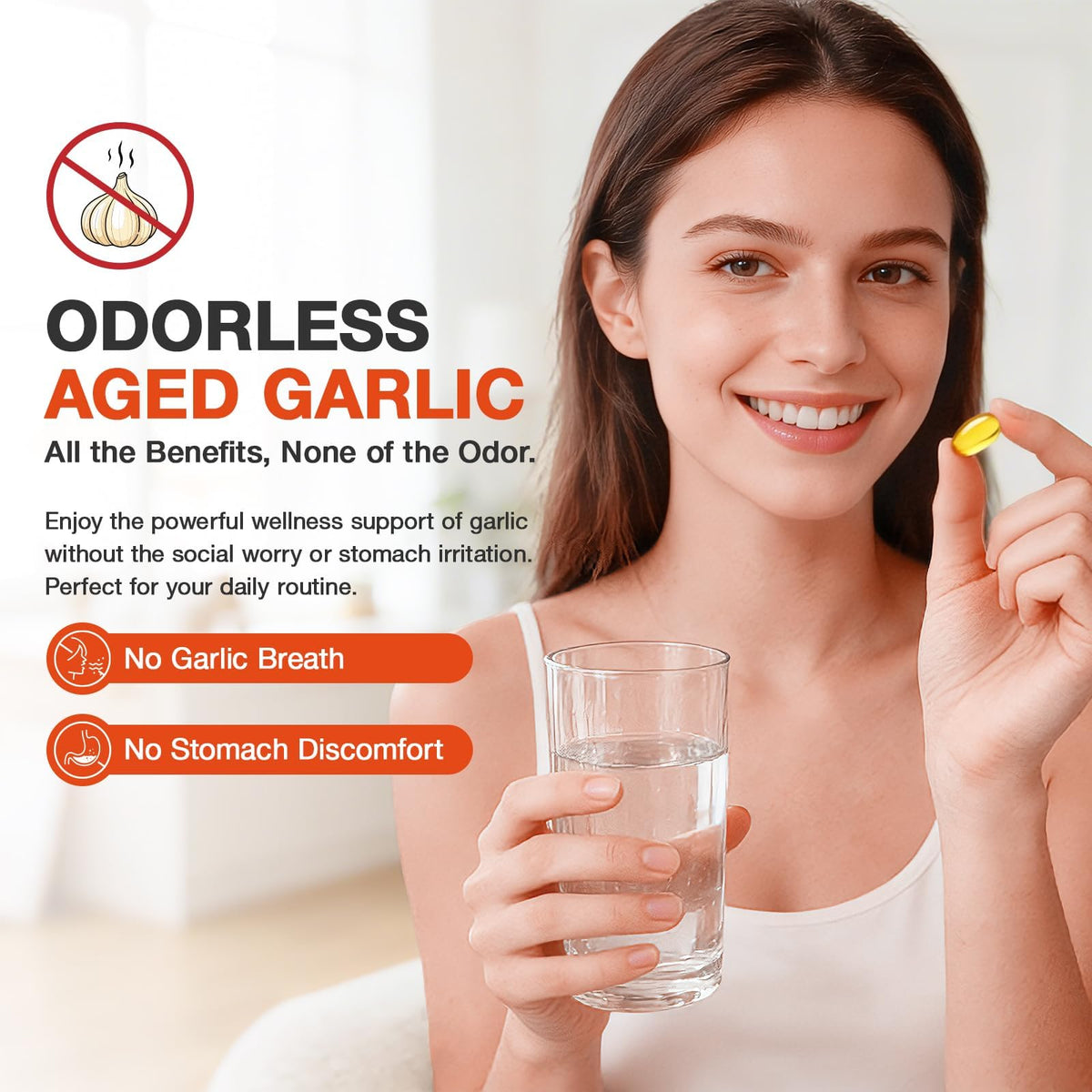 Odorless Garlic Extract 10000mg Softgels B81044