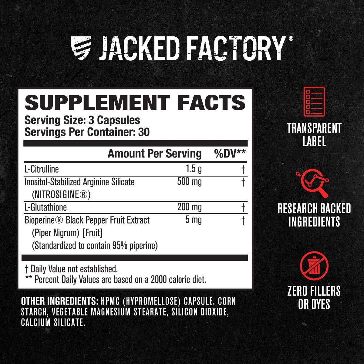 90 Caps Nitric Oxide Supplement W8078