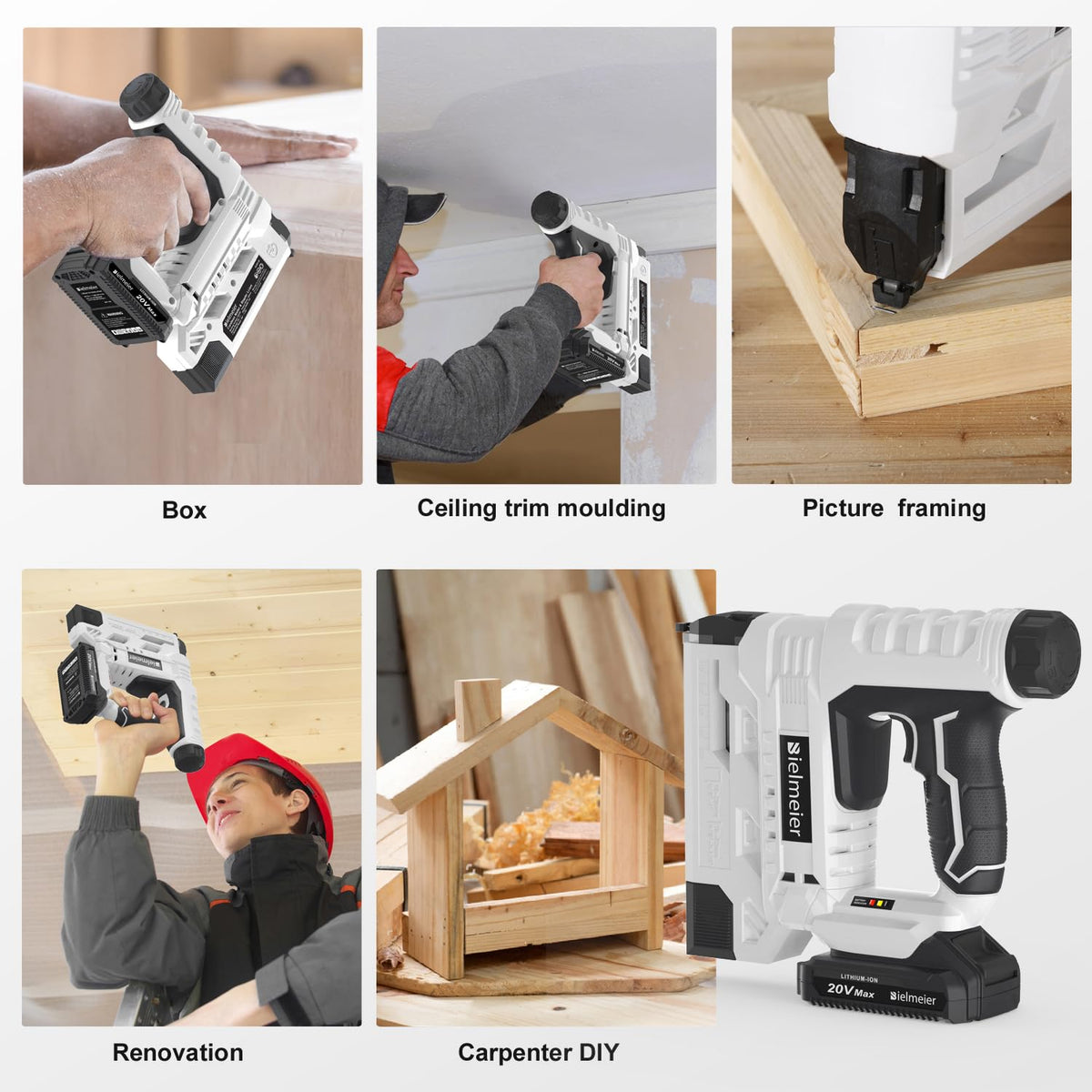 18 Gauge 2 In 1 Cordless Brad Nailer Stapler I300669