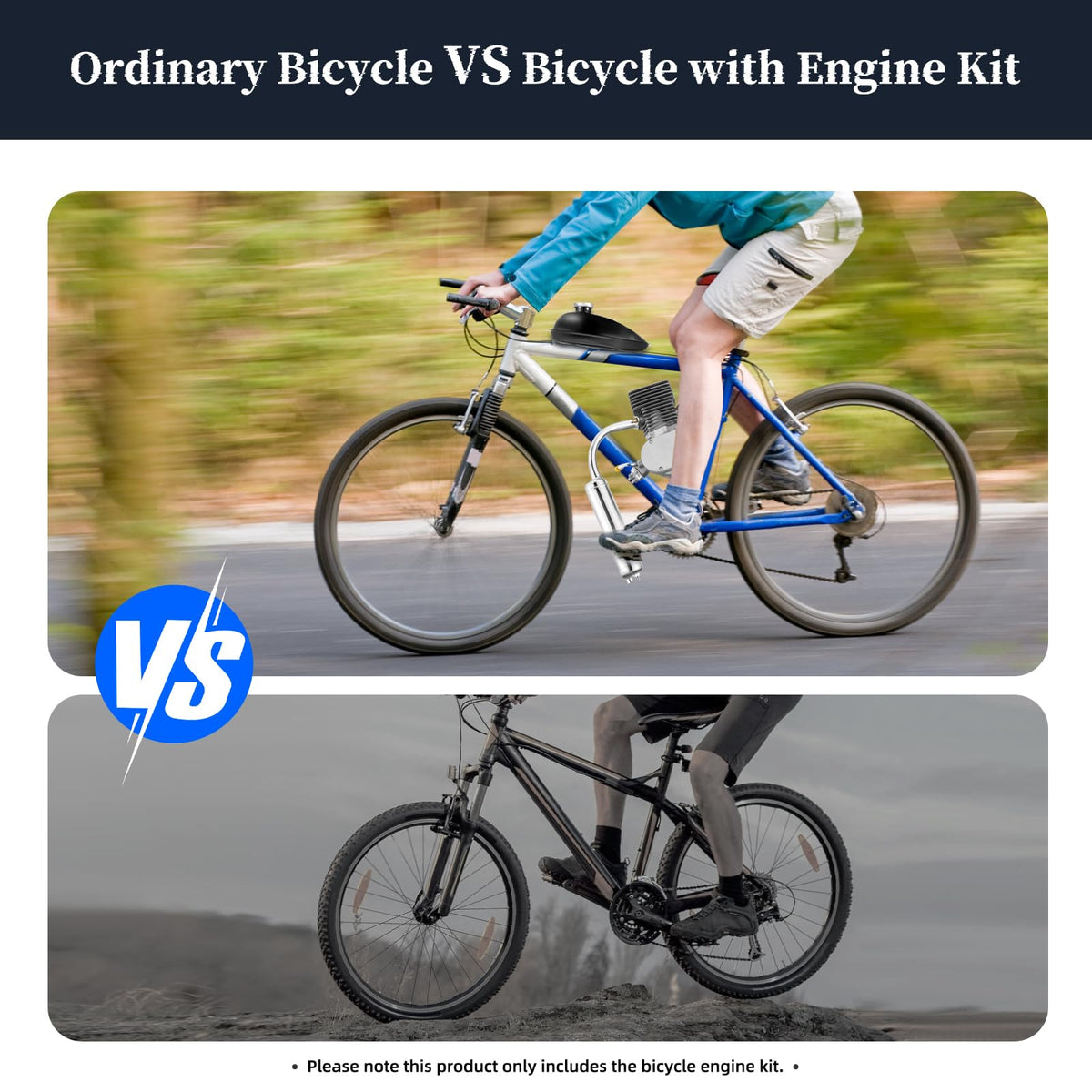 2-Stroke 100cc Bicycle Engine Kit U109