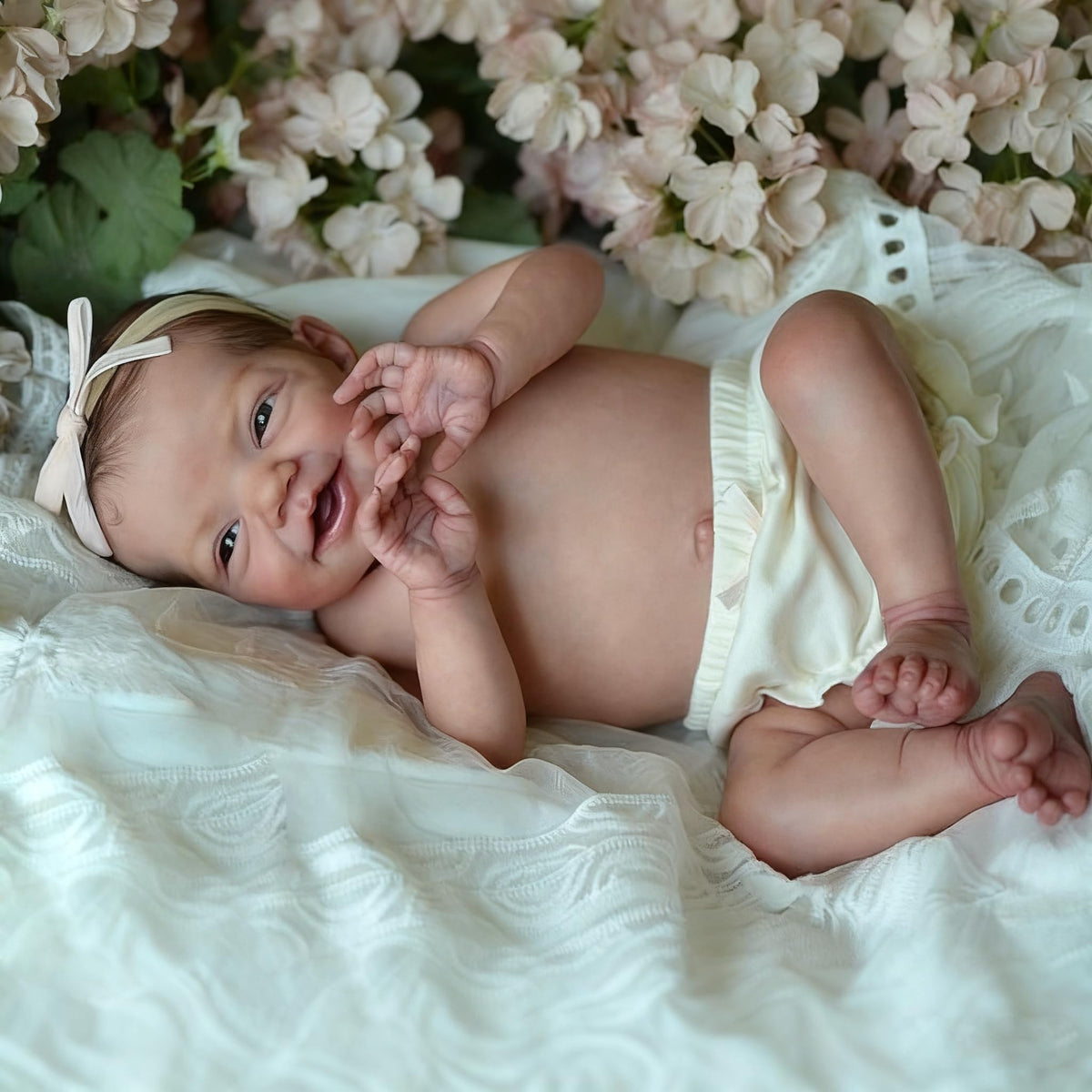 20 in Full Silicone Reborn Baby Doll Girl W7432