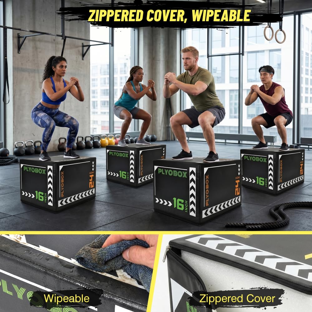 3-in-1 Adjustable Foam Plyo Box U643156